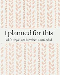 Planned life organizer for sale  Delivered anywhere in UK