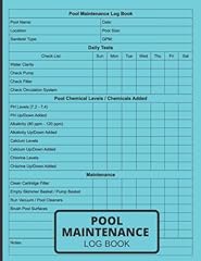 Pool maintenance log for sale  Delivered anywhere in USA 