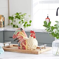 Deco ceramic rooster for sale  Delivered anywhere in USA 