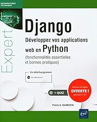 Django développez application d'occasion  Livré partout en France