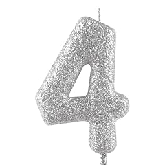 Funcandle glitter silver for sale  Delivered anywhere in USA 