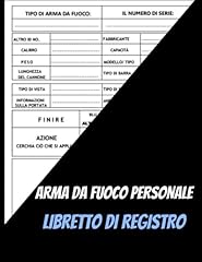 Registro personale delle usato  Spedito ovunque in Italia 