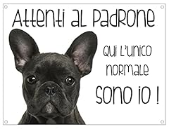 Cartello cane bulldog usato  Spedito ovunque in Italia 