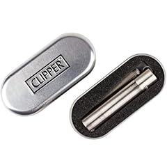 Accendino clipper argento usato  Spedito ovunque in Italia 