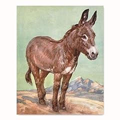 Donkey art print for sale  Delivered anywhere in USA 