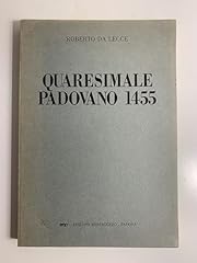 Quaresimale padovano 1455 d'occasion  Livré partout en France