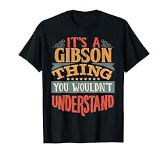 Gibson name shirt for sale  Delivered anywhere in UK