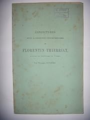 Mirecourt conjectures origine d'occasion  Livré partout en France