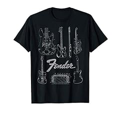 Fender Guitars & Amp Logo T-Shirt for sale  Delivered anywhere in UK