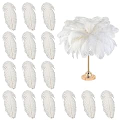 15pcs white ostrich for sale  Delivered anywhere in UK