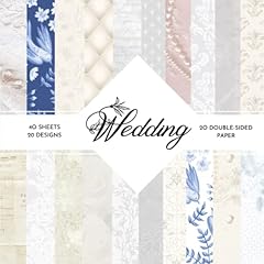 Wedding scrapbook paper for sale  Delivered anywhere in UK