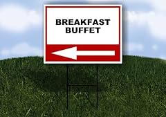Breakfast buffet left for sale  Delivered anywhere in USA 