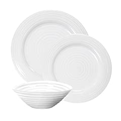 Portmeirion Home & Gifts CPW80002-X Dinner Set, Porcelain, for sale  Delivered anywhere in UK