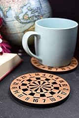 Individual dartboard coaster for sale  Delivered anywhere in UK