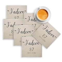 Linen coasters adore for sale  Delivered anywhere in UK