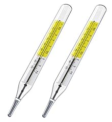 2pcs glass thermometer for sale  Delivered anywhere in USA 