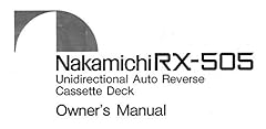 Instruction manual nakamichi for sale  Delivered anywhere in USA 