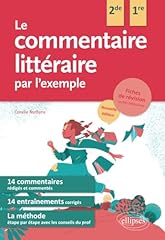 Commentaire littéraire exempl d'occasion  Livré partout en France