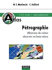 Atlas petrographie. mineraux d'occasion  Livré partout en Belgiqu