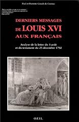 Derniers messages louis d'occasion  Livré partout en France