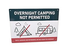 Overnight camping permitted for sale  Delivered anywhere in UK