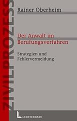 Der anwalt berufungsverfahren d'occasion  Livré partout en Belgiqu