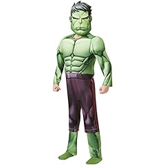 Rubie's Costume ufficiale Marvel Avengers Hulk Deluxe, età media 5-6, altezza 116 cm, verde usato  Spedito ovunque in Italia 
