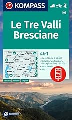 Kompass wanderkarte 103 usato  Spedito ovunque in Italia 