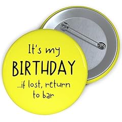 Birthday badge funny for sale  Delivered anywhere in UK