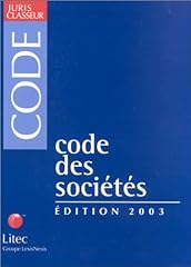 Code sociétés édition d'occasion  Livré partout en France