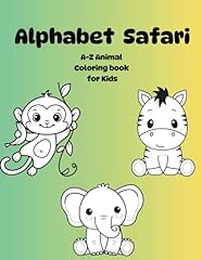 Alphabet safari animal usato  Spedito ovunque in Italia 