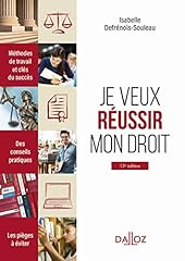 Veux réussir droit d'occasion  Livré partout en Belgiqu