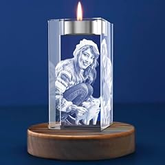 Crystal photo candleholder for sale  Delivered anywhere in USA 