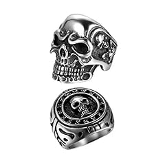 bague skull argent d'occasion  Livré partout en France