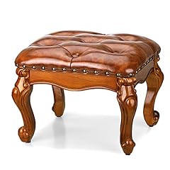 Voikinfo leather footstool for sale  Delivered anywhere in USA 