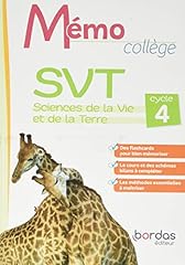 Mémo collège svt d'occasion  Livré partout en France