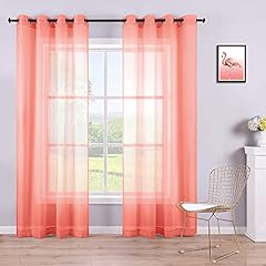 Koufall coral curtains for sale  Delivered anywhere in USA 