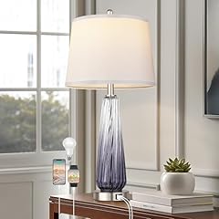 Glass table lamps for sale  Delivered anywhere in USA 