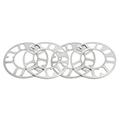 4 x 5mm Aluminum Alloy Wheel Spacers Shims Spacer Universal for sale  Delivered anywhere in Ireland
