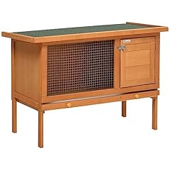 Pawhut wood rabbit for sale  Delivered anywhere in UK