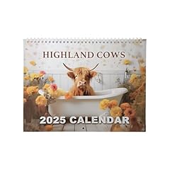 Highland cow calendar for sale  Delivered anywhere in UK