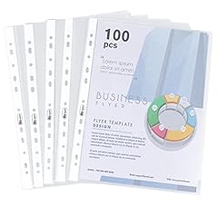 100 pochettes perforée d'occasion  Livré partout en Belgiqu
