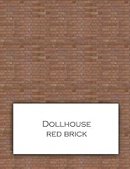 Dollhouse red brick for sale  Delivered anywhere in Ireland
