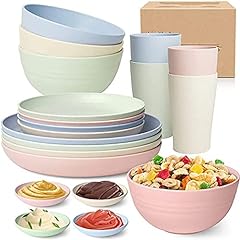 Dinnerware Sets, 20 Pieces Bowl Set Tablewares, Wheat for sale  Delivered anywhere in Canada
