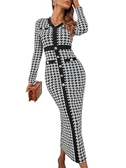 Wdirara women houndstooth for sale  Delivered anywhere in USA 