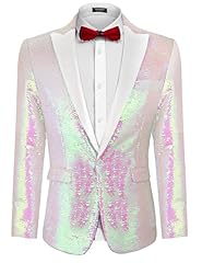 Coofandy mens sequin for sale  Delivered anywhere in USA 