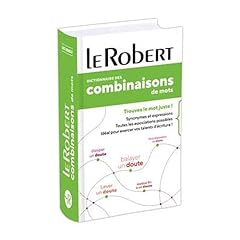 Dictionnaire combinaisons mots d'occasion  Livré partout en France