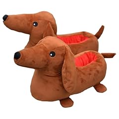 Qyljeiwred dachshund slippers for sale  Delivered anywhere in UK