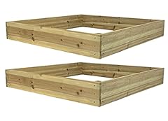 Set wooden raised for sale  Delivered anywhere in UK