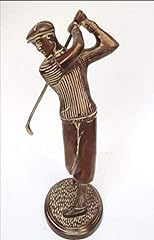 Beautiful brass golfer for sale  Delivered anywhere in UK